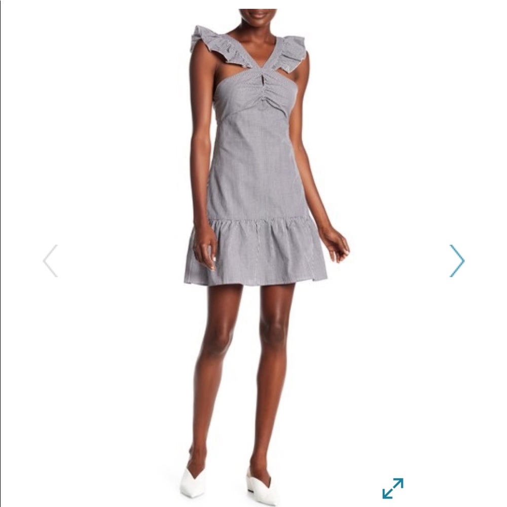 Romeo and Julie v neck truffle dress in Large